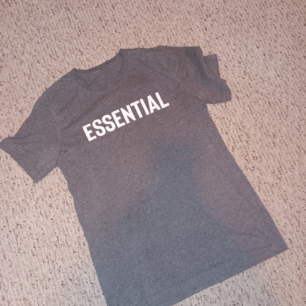 Essential Logo Gray T-Shirt